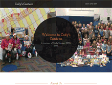 Tablet Screenshot of codyscanteen.org